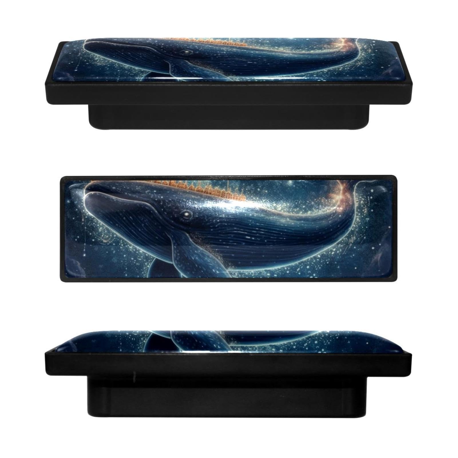 Boutons d'armoire rectangulaires décoratifs pour tiroir de placard et meuble de cuisine