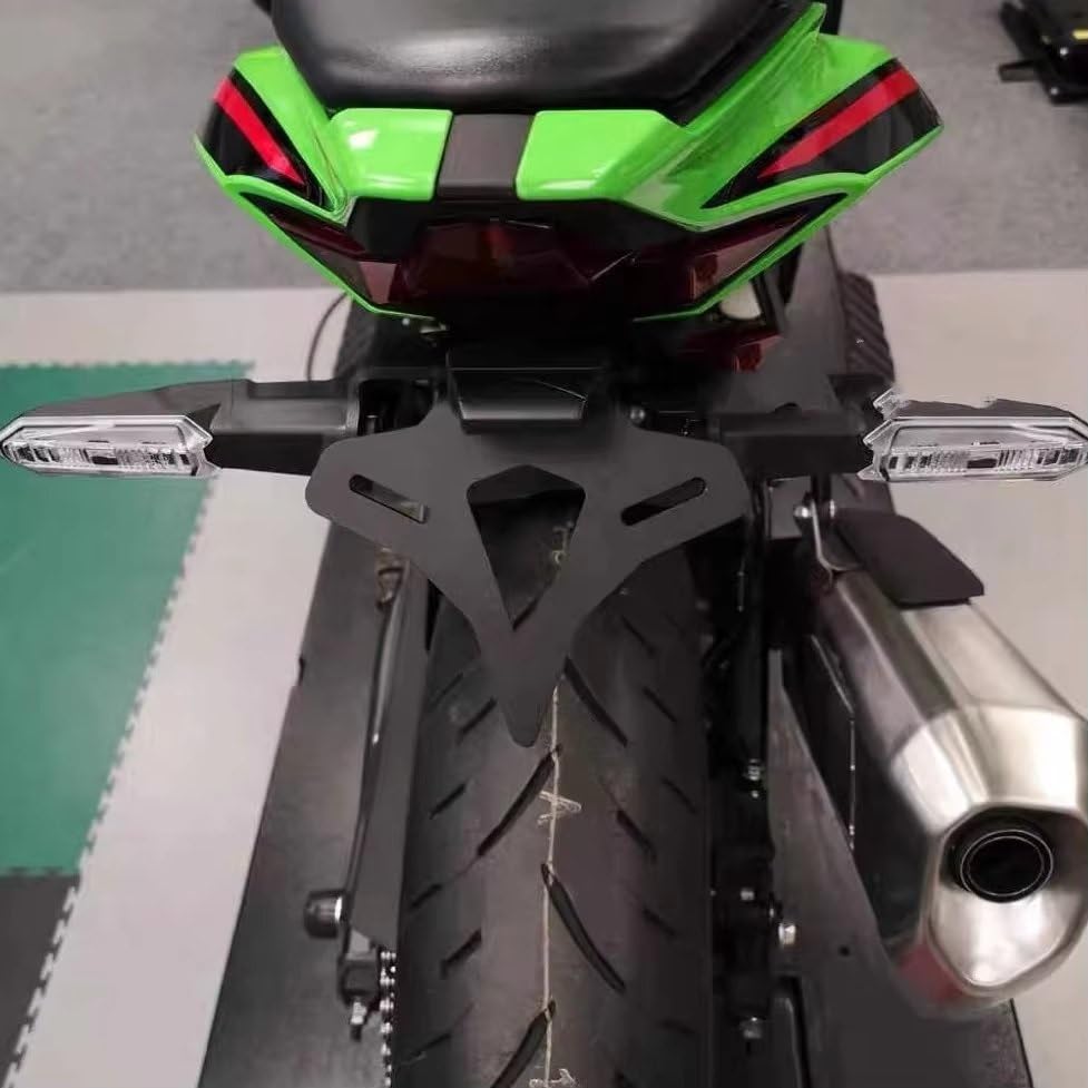 Support Plaque Immatriculation Moto Fluide pour Kawasaki Ninja ZX-6R 2024