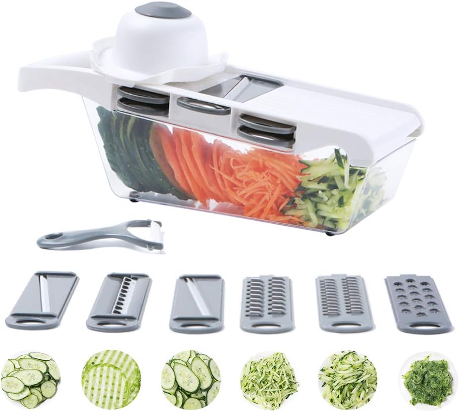 Mandoline Slicer Vegetable Slicer Henmos 10 Pieces Veggie Slicer
