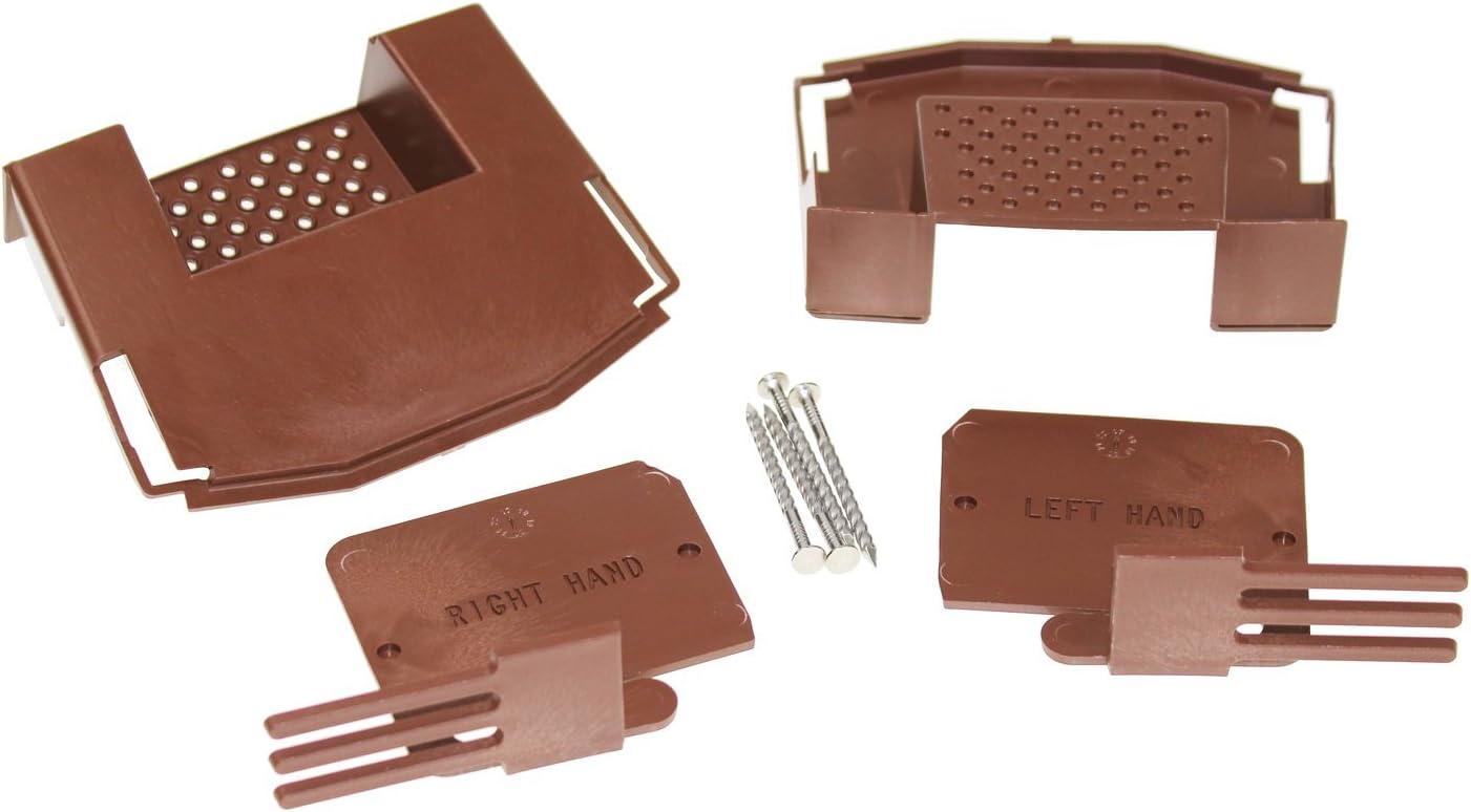 Brown Klober Eaves Starter Pack & Ridge Closures for Dry Verge Units Gable Ends & roof Tiles for a Mortar Free Dry verge.