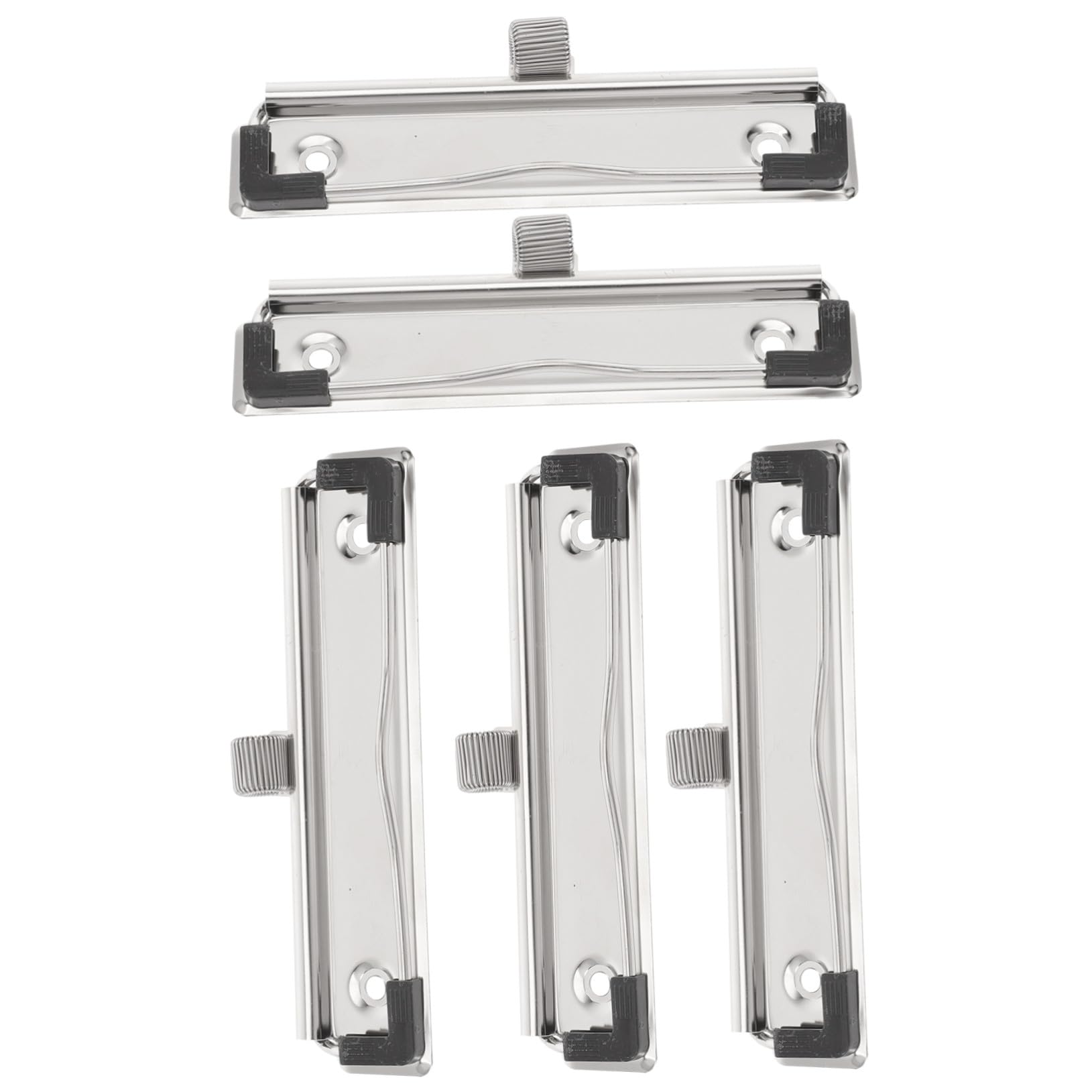 Holibanna 5 pezzi Clip per Appunti in Metallo Portablocco Resistente e Durevole per Documenti Fermacarte Versatile per Ufficio e Casa Design Elegante e Funzionale