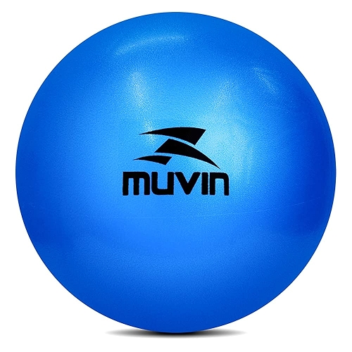 Bola de Pilates Overball Muvin – Tamanho 25cm - Soft Gym –– Com Bico Para Inflar – Ginásti...