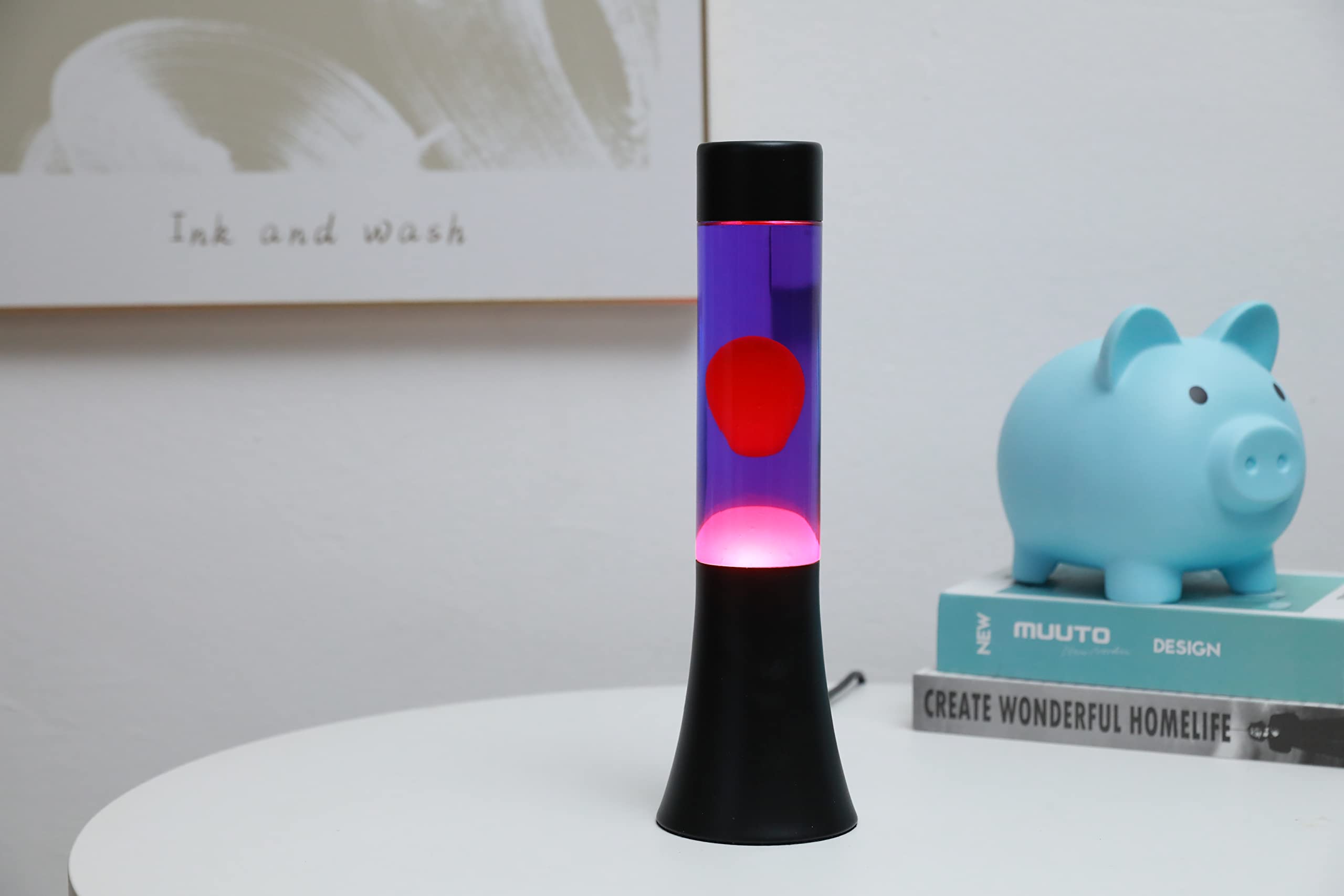 Astro Lavalamp Fles Paars Rood - Rode Lavalampen
