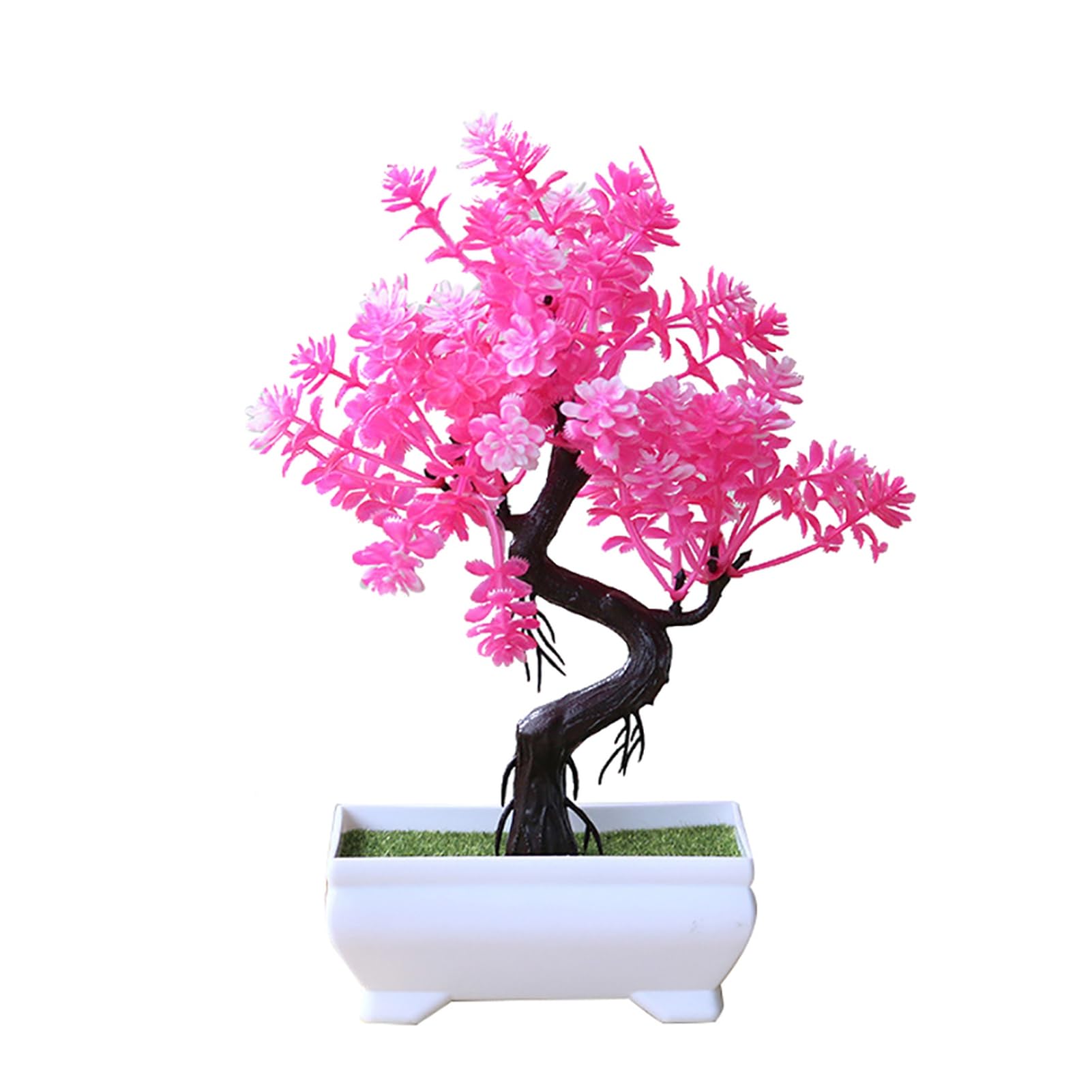matumou Artificial Potted Tree Bonsai Simulation Plant Home Decor Table Centerpieces