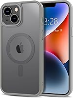 Vista 99 de Anuck - Funda magnética para iPhone 11 compatible con MagSafe, carcasa trasera mate translúcida dura, borde de TPU, delgada, resistente a impactos