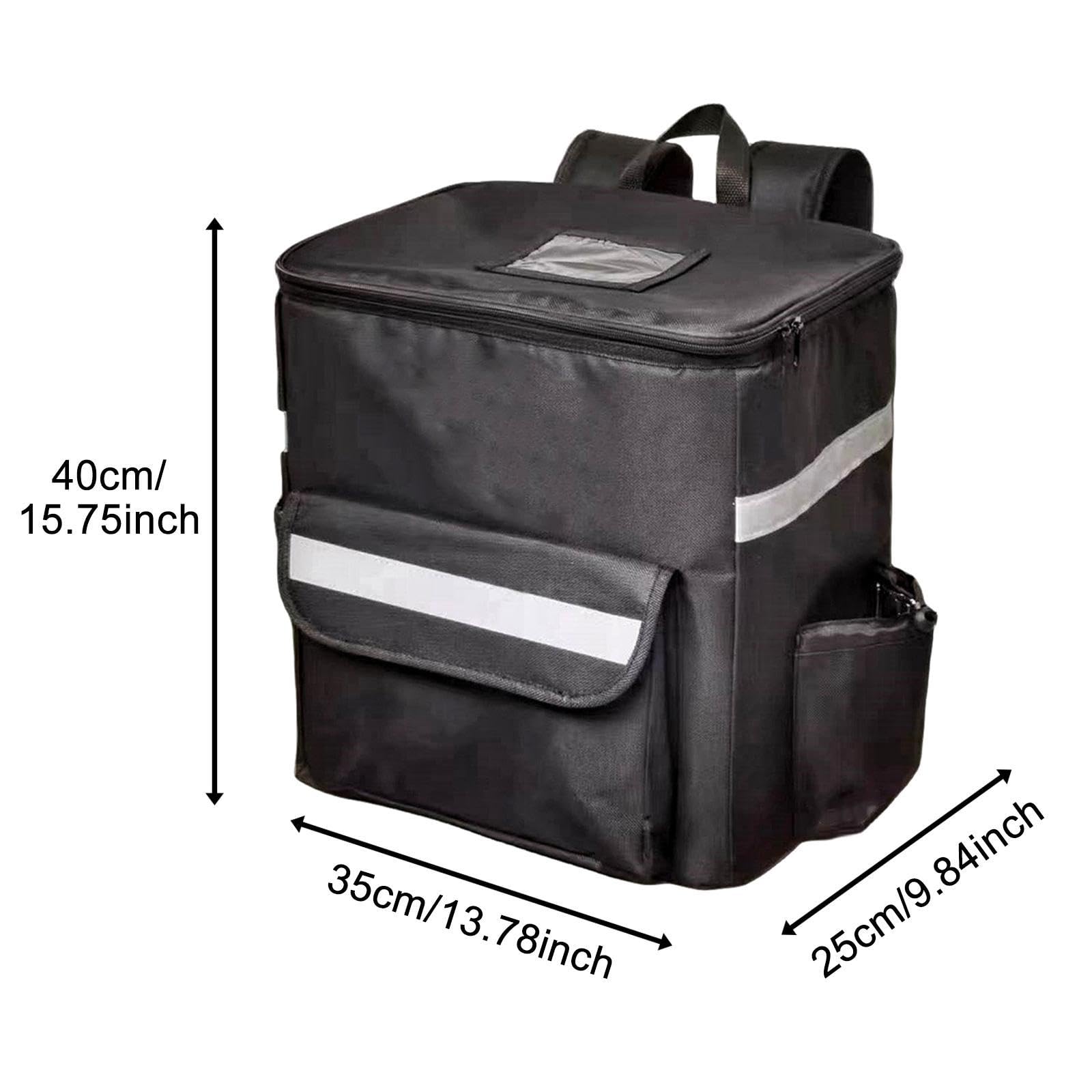 Bolsa Isotérmica Reutilizable Y Duradera para Reparto de Comida. Mochila Grande para Reparto de Pizza.