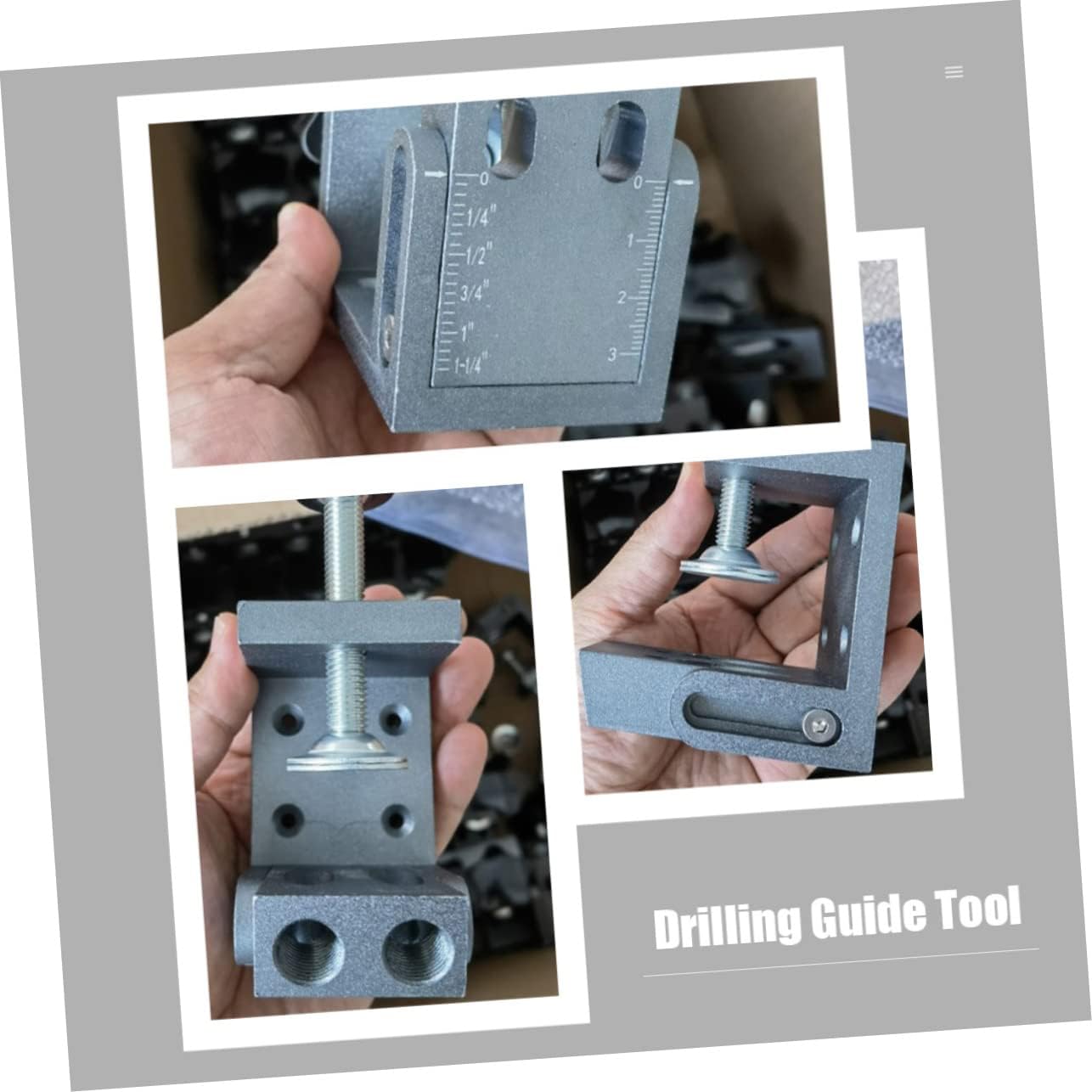 1set Drill Angle Tool for Woodworking Positioning Guide for Accurate Drilling of Angled for Projects and