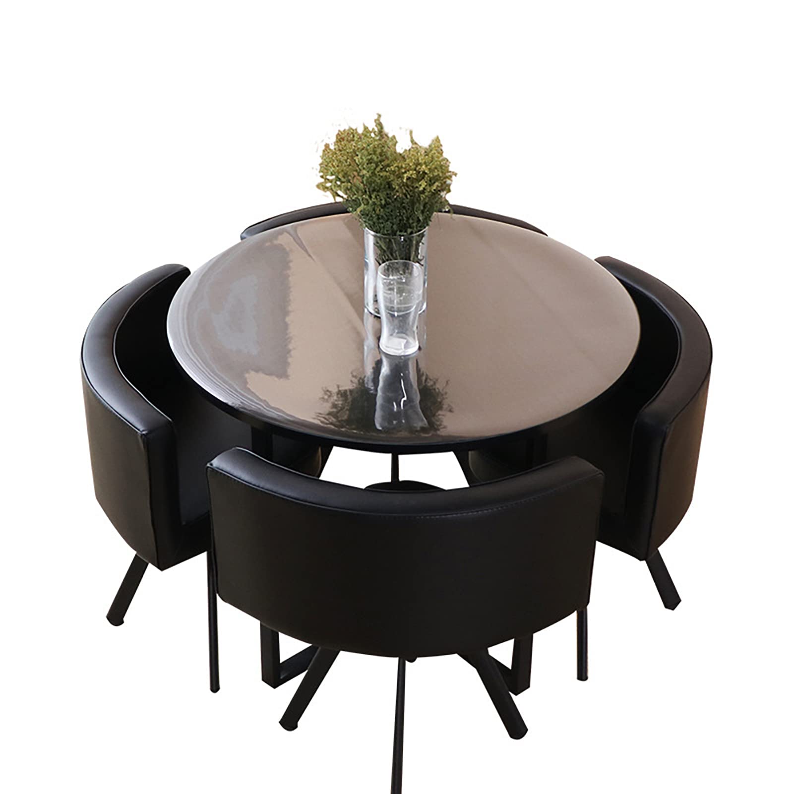 Tovaglia Rotonda Trasparente 110 Cm TPU - Impermeabile, Con Elastico, Per Esterni E Giardino - Foto 4