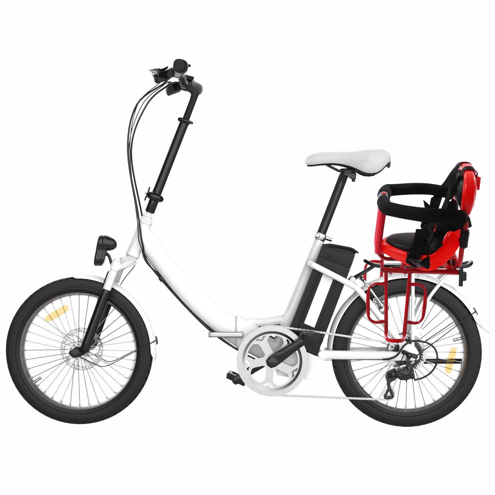 Siège De Vélo Arrière Pour Enfant Avec Garde-corps En Forme De U Et