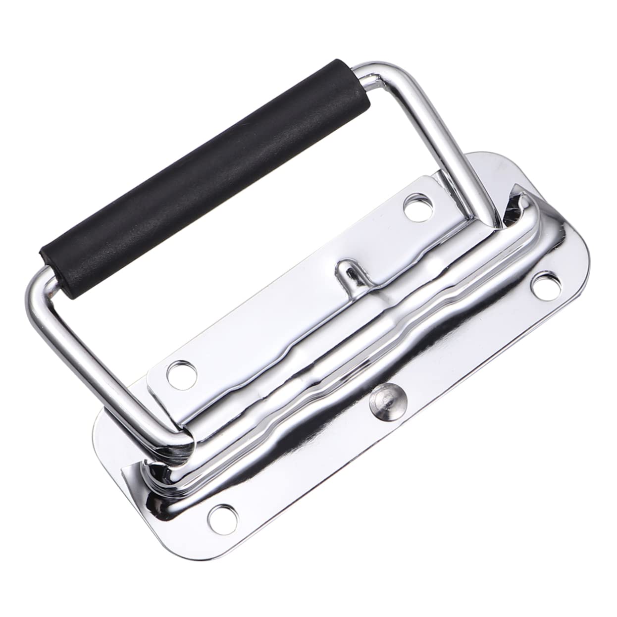 NAMOARLY 2pcs Cabinet Handle Spring Pull Handle Chest Ring Case Handle Drawer Pulls Case Pull Handle Trunk Luggage Cabinet Door Puller Drawer Handles Suitcase Folding Handle