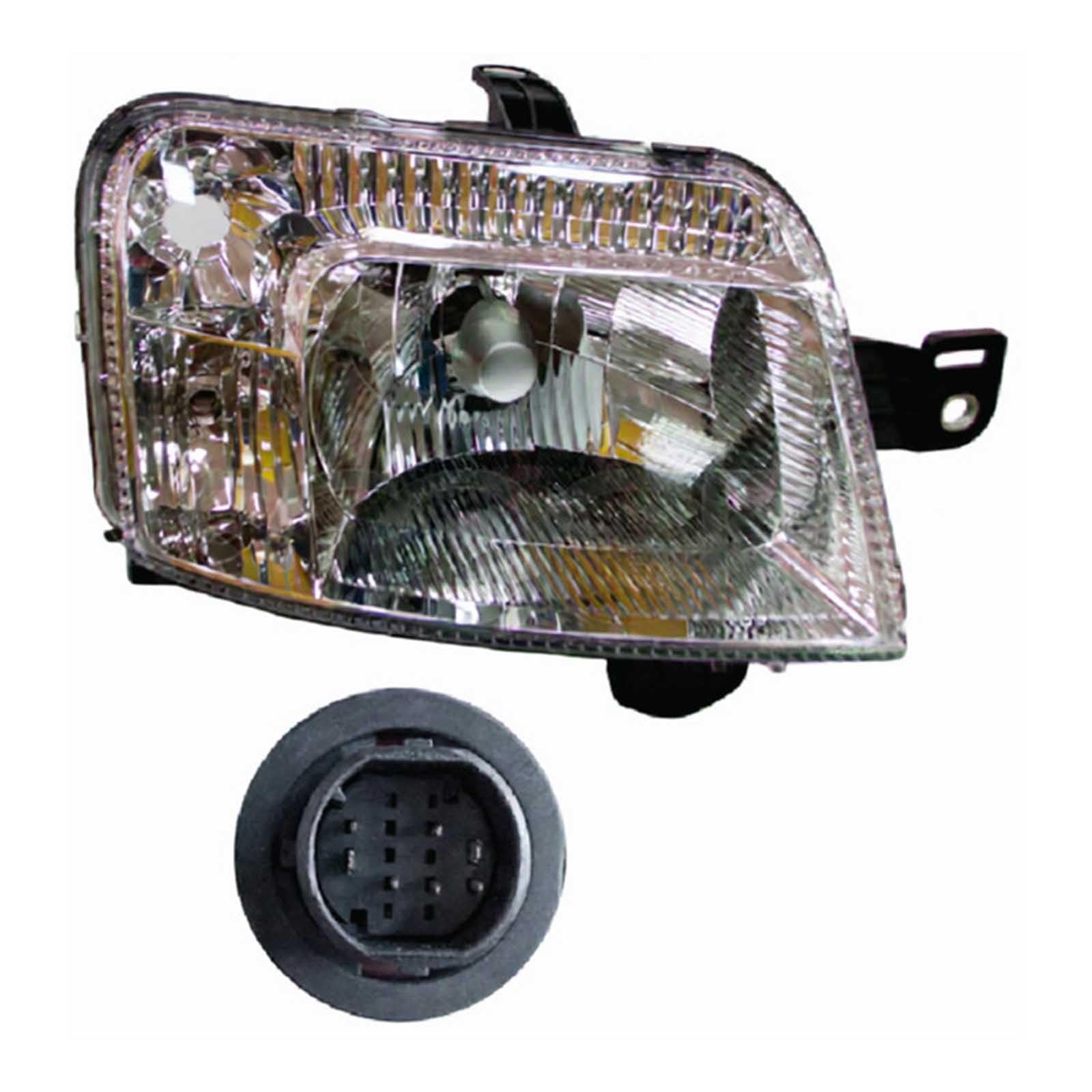 Generico Coppia Proiettore Sinistro e Destro H4 Elettrico Con Motore Compatibile Per Panda Dal 2003 Al 2011 Codice Originale 46421732 46421733 Specifico per Versioni Benzina, LPG e Multijet