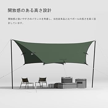 DOKICAMP T/C ヘキサタープ Amazon | DOKICAMP 210g T/C ヘキサタープ ポリコットン 焚き火