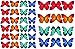 Produktbild Stickers4 Fensteraufkleber, Motiv: Schmetterling, ohne Klebstoff, 36 Stück