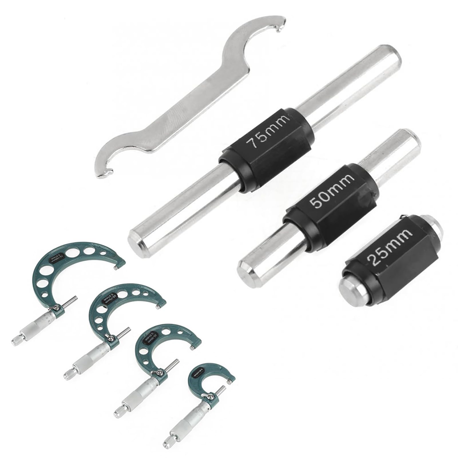 Set Di Micrometro Esterno Spessore 0–100 Mm Misuratore Di Spessore Per Applicazioni Industriali