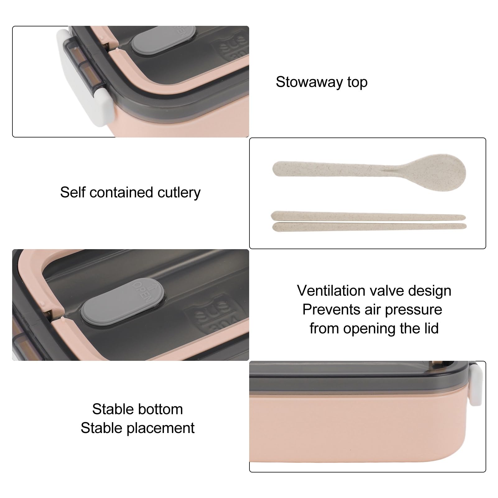 HEEPDD Insulated Stainless Steel Lunch Box - Image 2