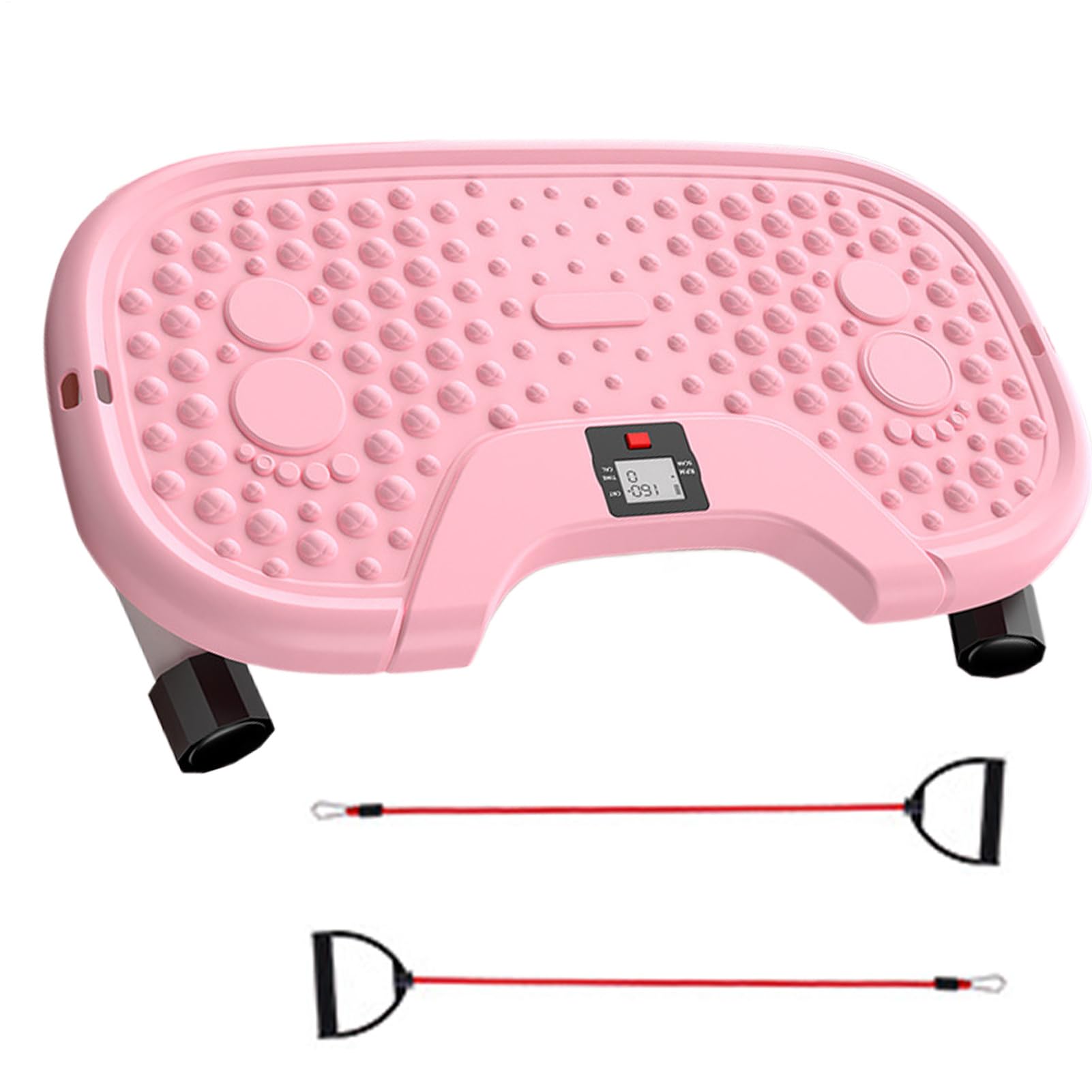 Steppers para ejercicio en casa, ejercitadores portátiles de piernas giratorias, equipo de entrenamiento silencioso, para abdominales, parte inferior del cuerpo, sala de estar, dormitorio, oficina