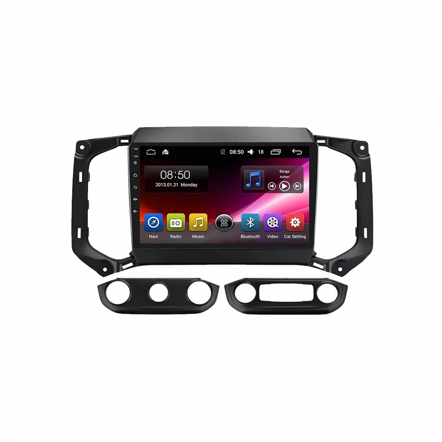 Nawigacja Satelitarna Carplay, Radio Samochodowe dla Citroen Berlingo 2 B9 2008-2018 Przenośny Ekran Dotykowy Apple Carplay, Nawigacja Gps/Sterowanie, 8 Rdzeń 4G+64G