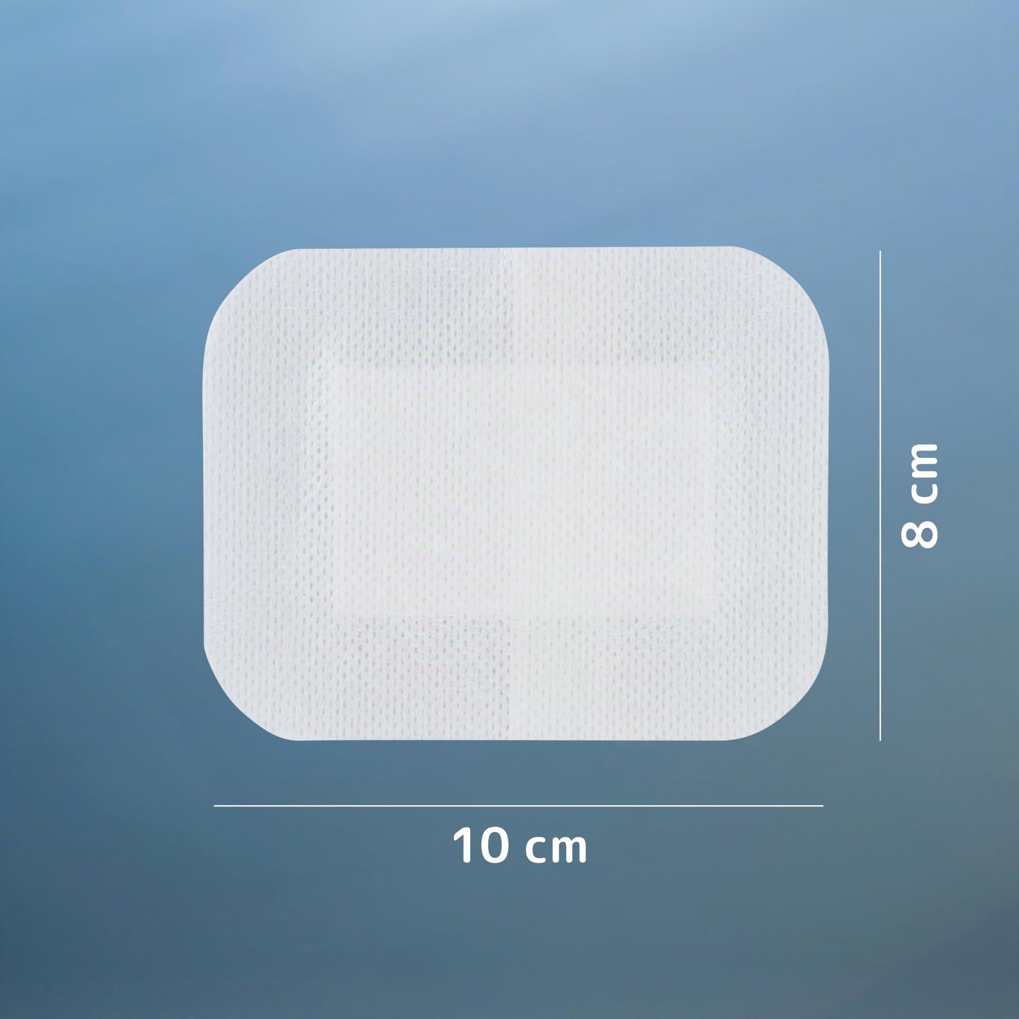 ABENA Medicazione sterile per ferite, 8x10 cm | Confezione da 70 pezzi | Adatte per tagli e ferite |Impermeabile | Prova di liquido | Assorbente | Bianca | Adatto per pelli sensibili
