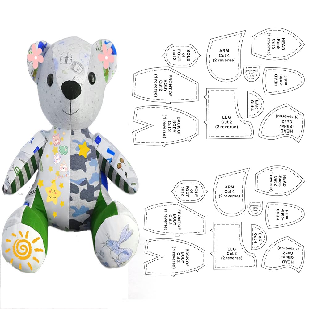 Carta Millimetrata IXYHKB Cartamodello Per Orsetto Di Memoria, 25