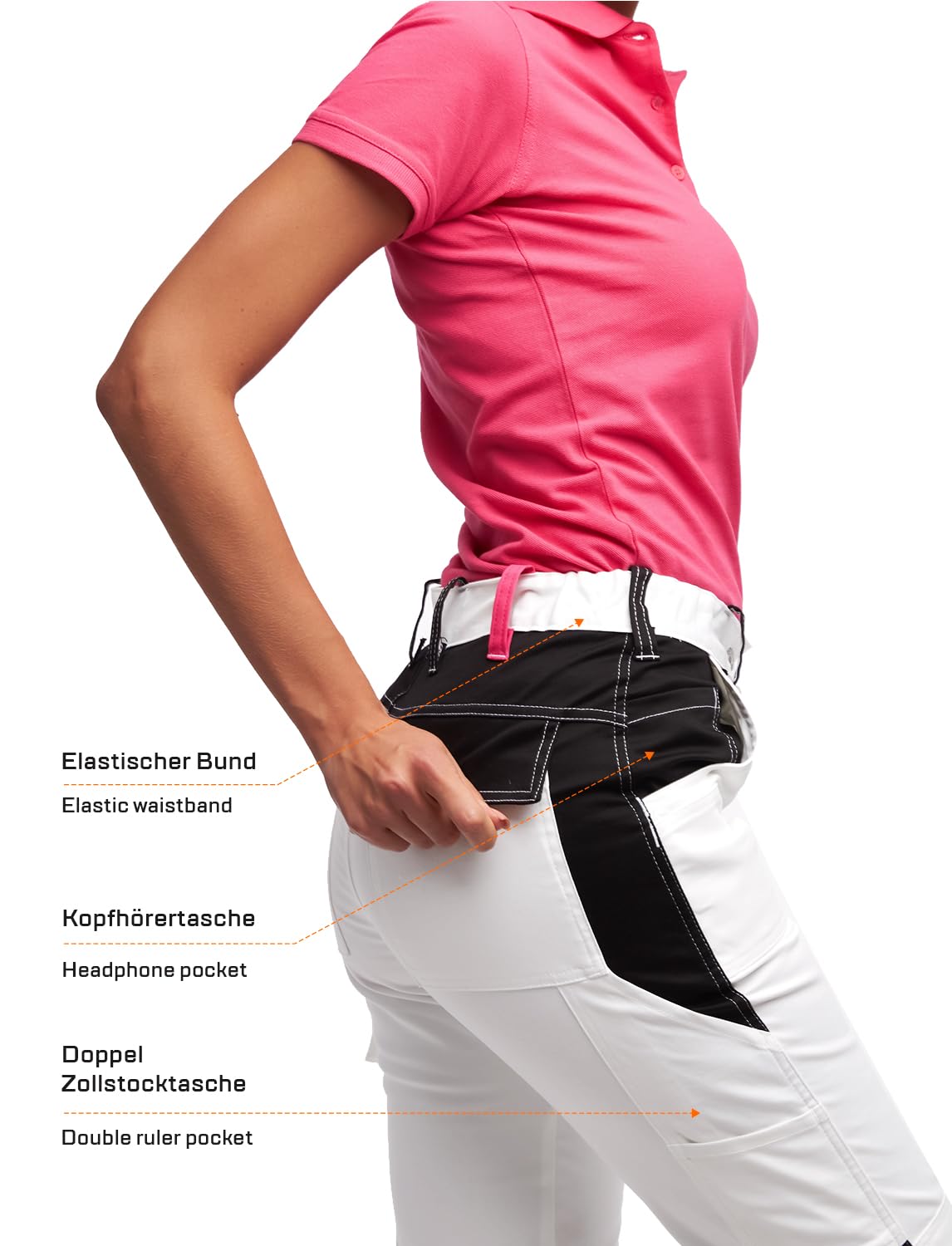 strongAnt Shorts de randonnée Pantalon Femme en élastane pour la randonnée et Autres activités de Plein air et Le Travail
