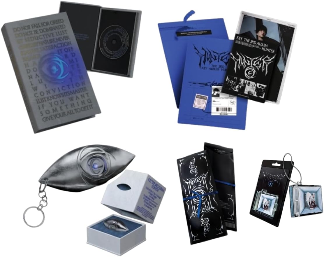 Shinee KEY 3rd Album HUNTER 5p Full Set (ARCHIVE+MONUMENT+TALISMAN+THE CUBE+Smini) + Express