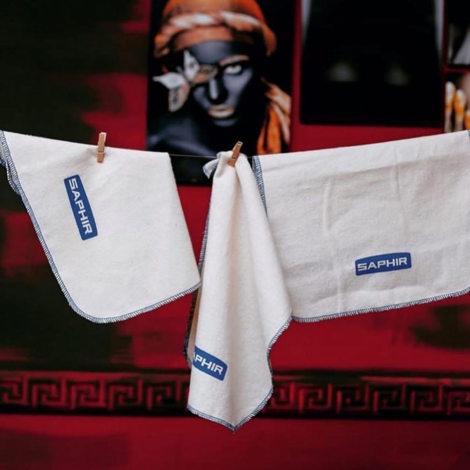 SAPHIR 3 Pieces Polishing Cloths - Image 5