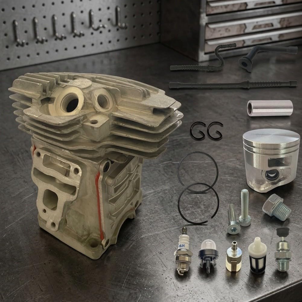 47MM Zylinder für kolben Kit MS362 Motorsäge Ersatzteil 1140 020 1200 robustes Metall Set(Cylinder set)