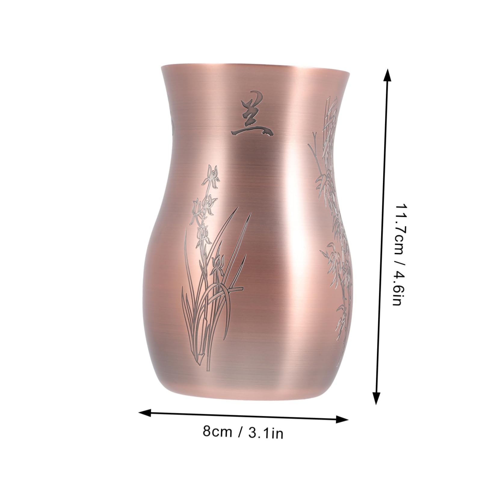 FUNOMOCYA Vintage Wine Decanter with Floral Engraving Pitcher for Wine and Wine Elegant Wine Serving Pitcher for Wine Lovers