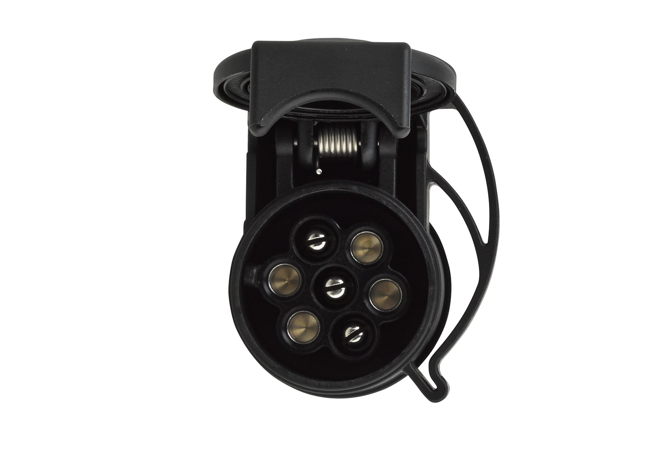 HELLA Adapter, gniazdo wtykowe - 12V - z 13 na 7 biegunów - Długość: 57[mm] - Tworzywo sztuczne - czarny - DIN / ISO: 11446 N-Typ/1724 N-Typ - Ilość: 1 - 8JA 008 969-001