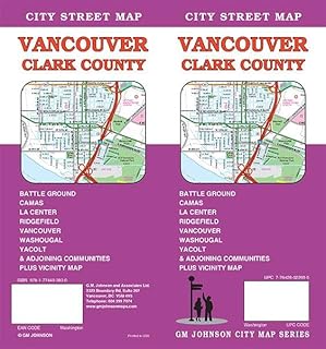 Vancouver / Clark County, Washington Street Map