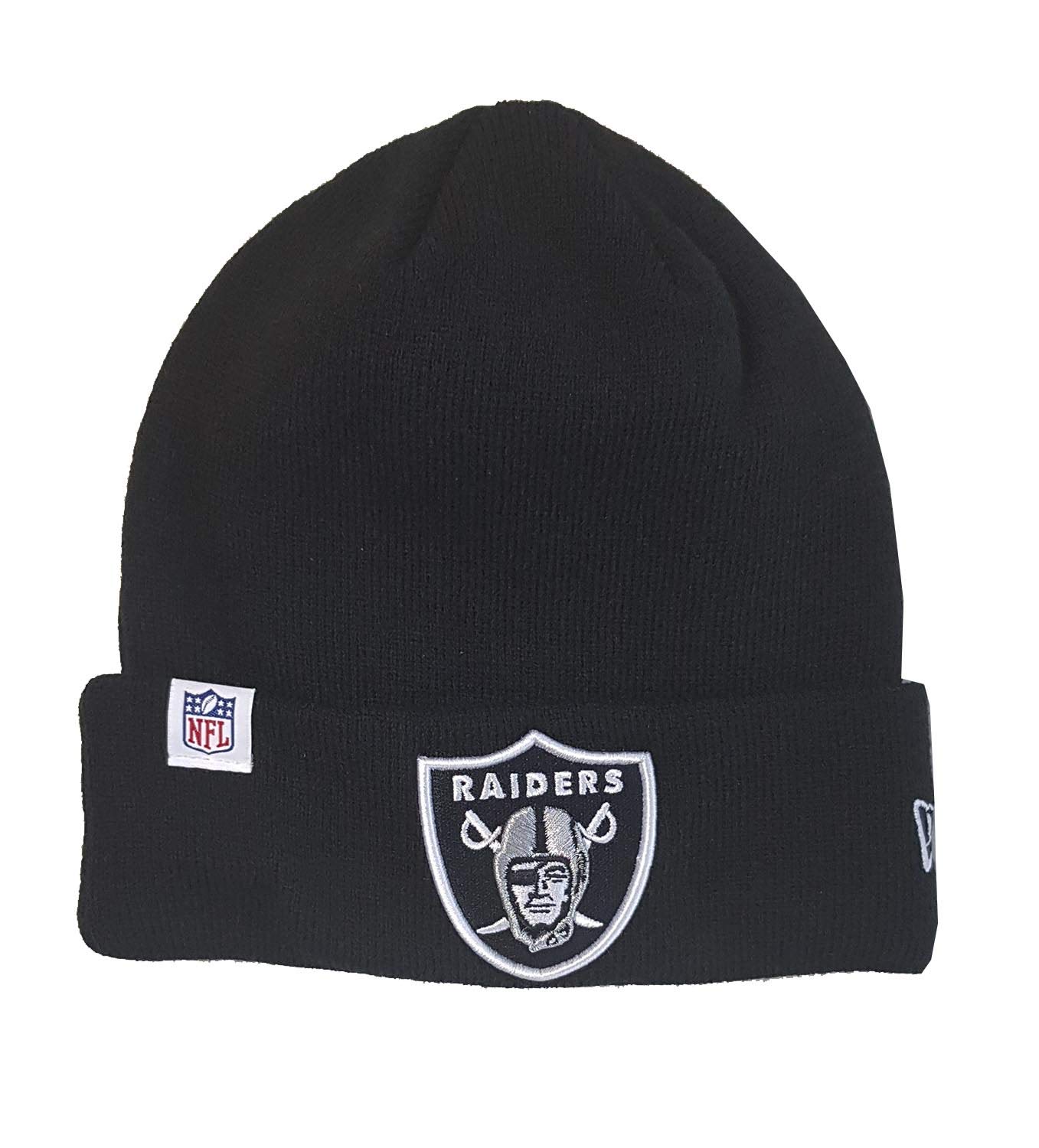 New Era Unisex Raiders-1 Las Vegas Raiders Nfl Essential Logo Beanie