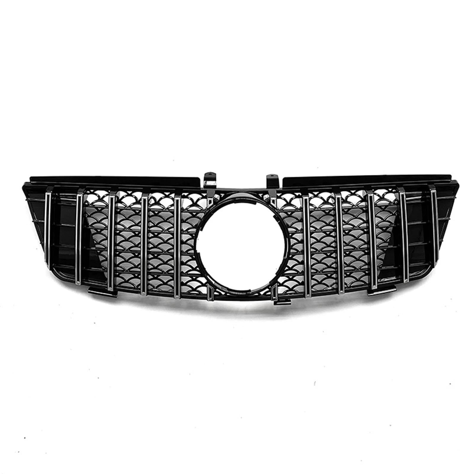 Grille calandre argent pour Mercedes Benz ML W164 2005-2008 - 8
