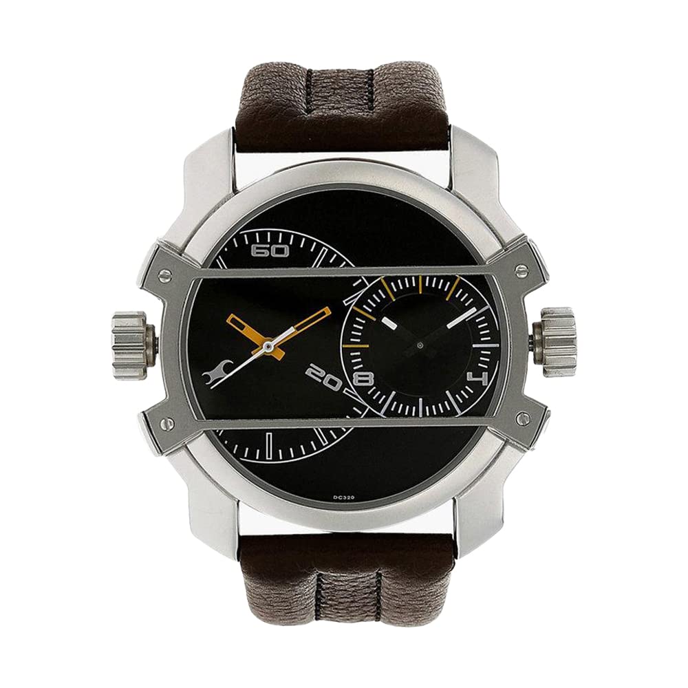 Fastrack Analog Black Dial Mens Watch NM3098SL02/NN3098SL02/NP3098SL02 Genuine Leather, Brown Strap (B07316VN2X) Amazon Price History, Amazon Price Tracker