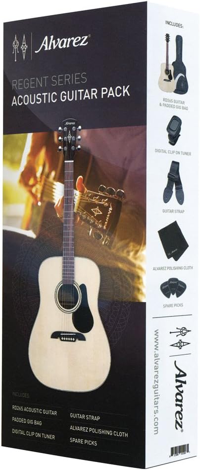 Alvarez RD26S-AGP Regent Series Guitar, Natural/Gloss