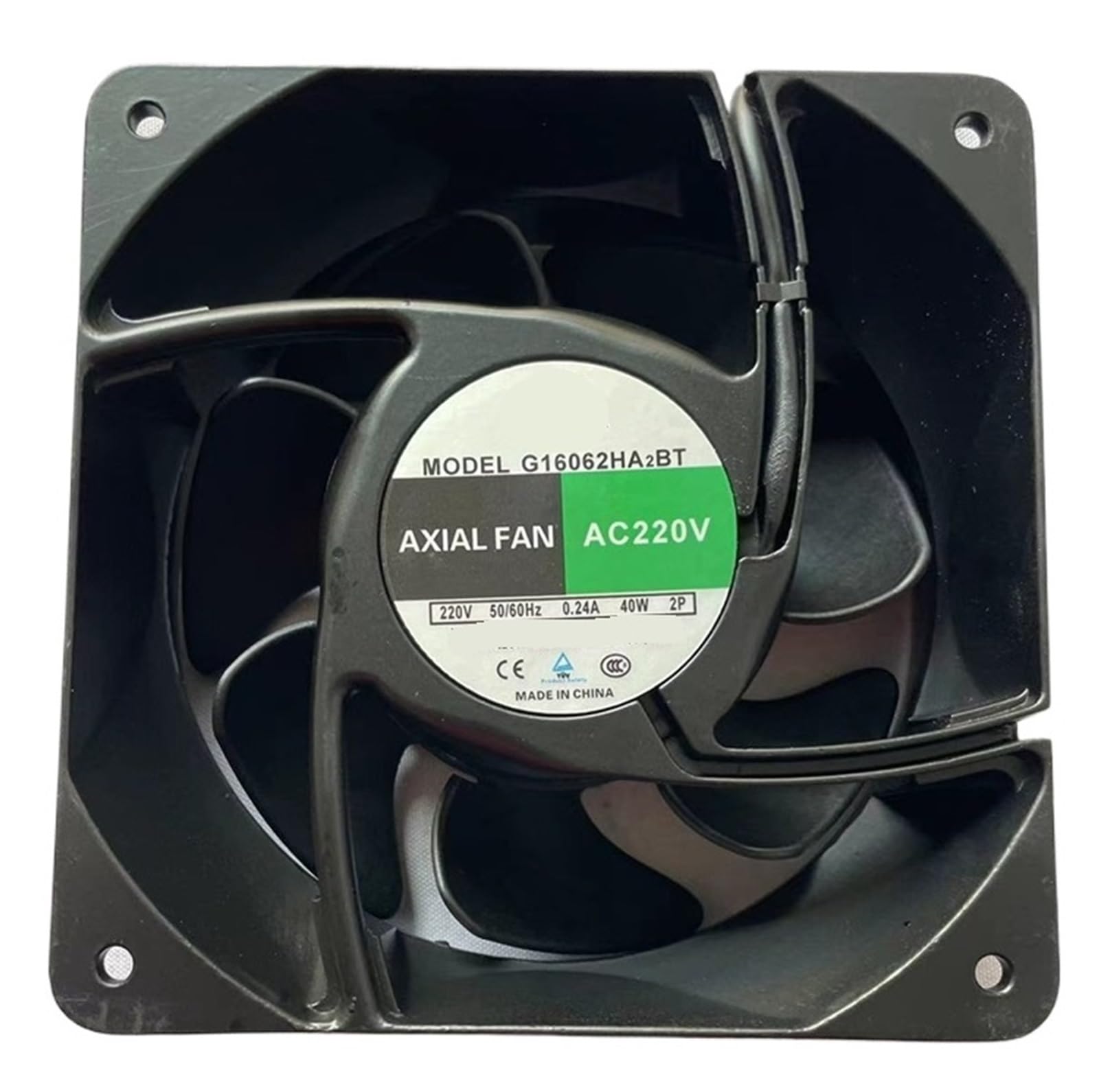 YMUGUEGH G16062HA2BT axial Flow Fan 160x160x 62mm 0.24A 220V AC cooling fan