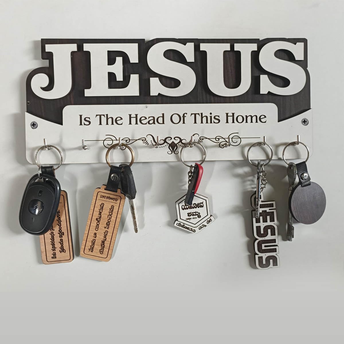 PRARTHANA GIFTS Key holder-English-A-001 (White) (B0CTHQJ5ML) Amazon Price History, Amazon Price Tracker