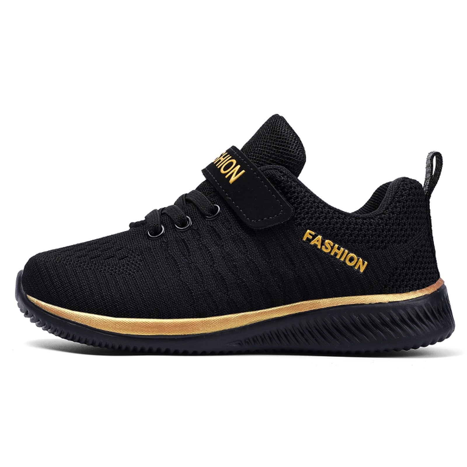 Famzuneu Turnschuhe Jungen Mädchen Sportschuhe Kinder Leicht Mesh Hallenschuhe Sport Schuhe Atmungsaktiv Laufschuhe Flach Dicker Boden rutschfest Sneaker mit Klettverschluss
