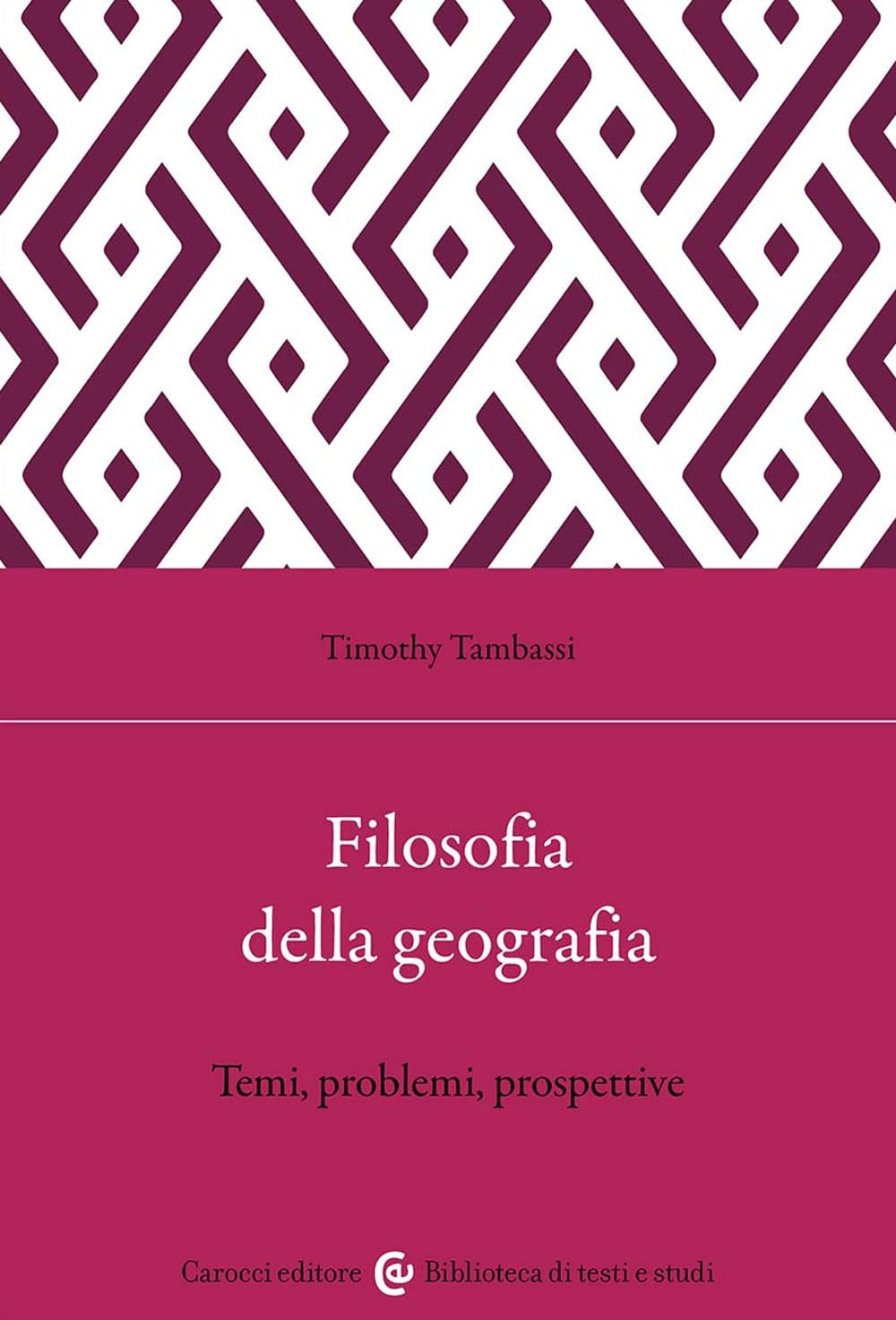 Filosofia Della Geografia. Temi, Problemi, Prospettive - 4