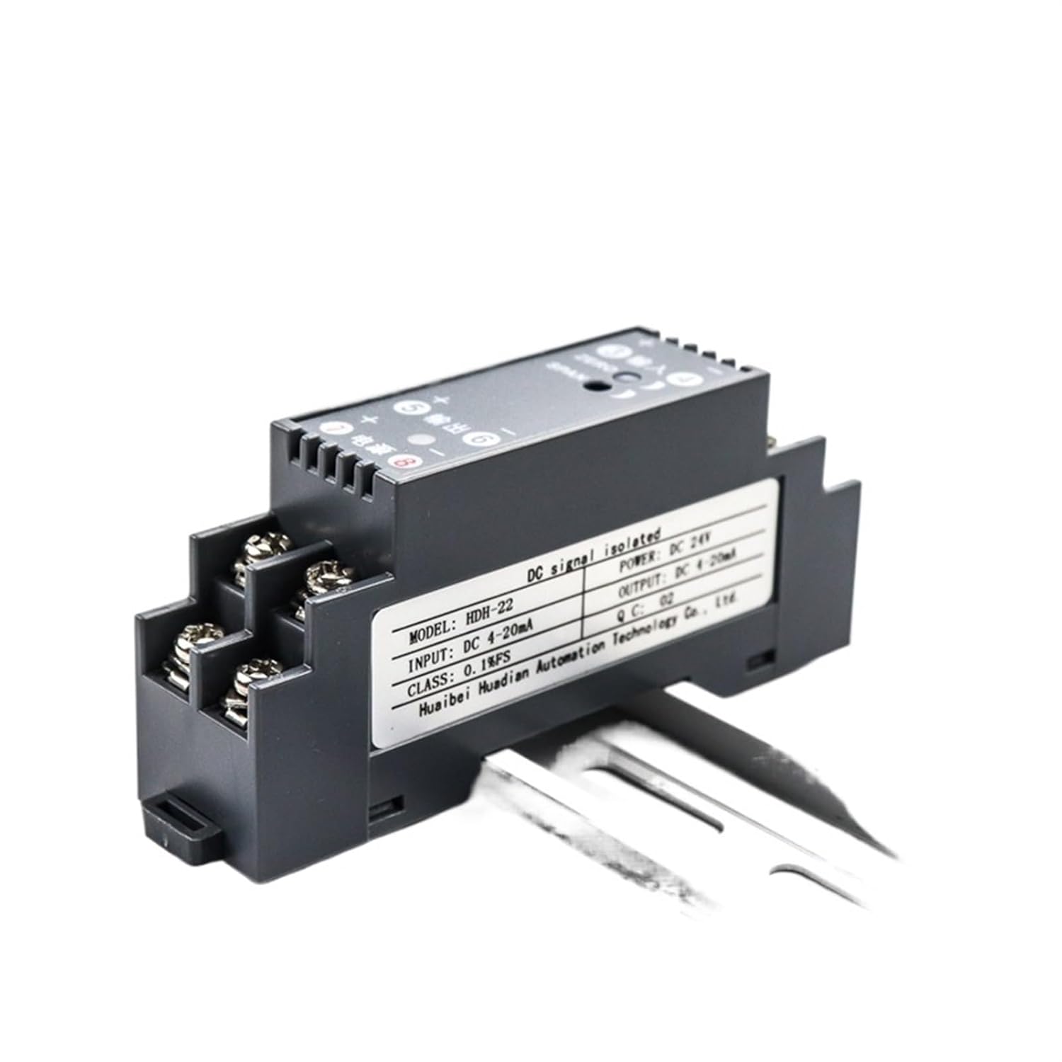 1pcs 1 in 1 Out DC12-28V Power 24v Power Isolator 4-20ma Signal Output Industry Isolator(Input 0-20mA,Output 0-5V)