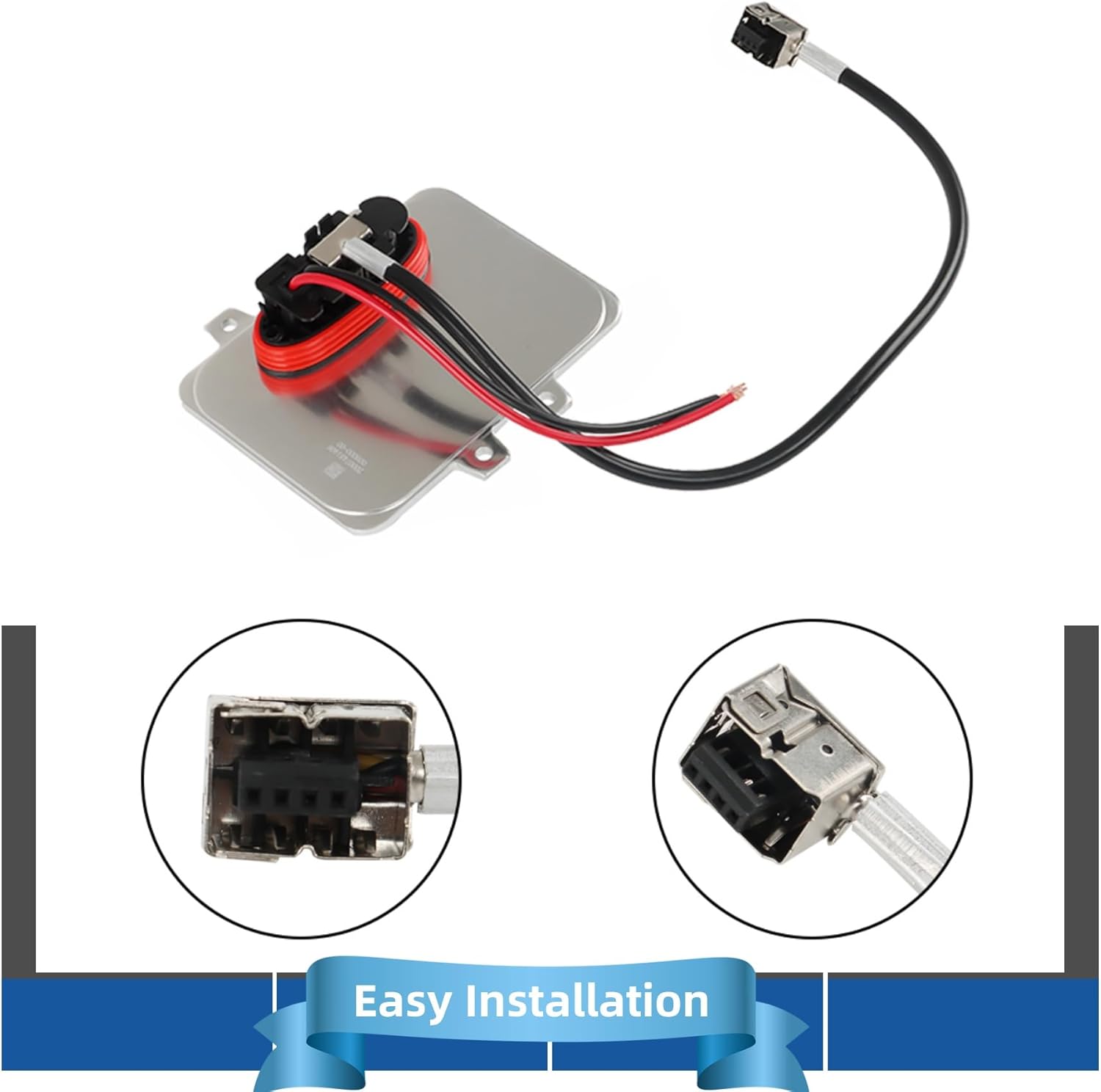 WFLNHB Xenon Headlight Ballast with Igniter and D1S Bulb 5DV 009 000-00 Replacement for Escalade 2007-2014 Town Country 2008-2014 E60 2006-2009