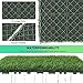 jltkj Artificial Grass Tiles, Turf Tiles Interlocking Fake Grass Self-draining Mat for Patio, Indoor and Outdoor Decor (6 Piece)