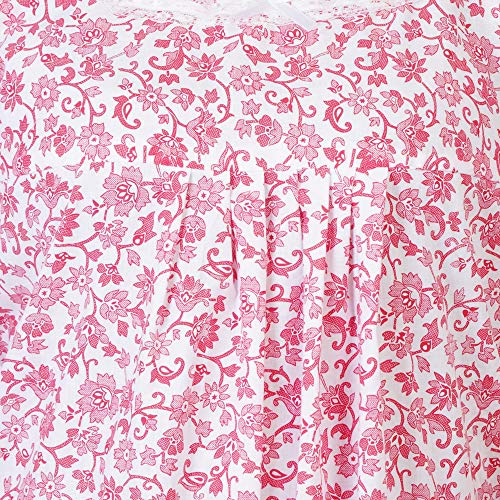 Image of Women's Cotton Block Print Knee Length Nighty