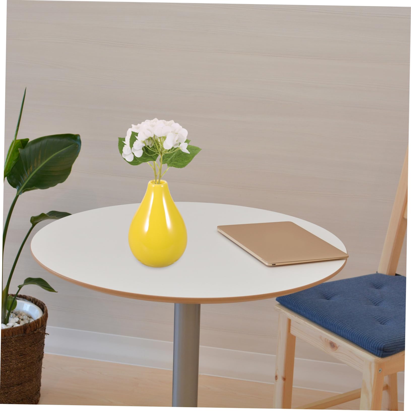 PRETYZOOM 4 Vasi in Ceramica Moderni per Fiori Secchi, Eleganti, Sicuri e Creativi, Decorazione Tavolo e Libreria per Casa e Ufficio
