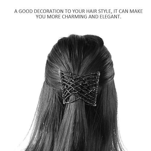 Miniatura 8 de Peines mágicos, peine elástico retro para mujeres con peine para el cabello, herramientas para el cabello, peine mágico para el cabello (C)