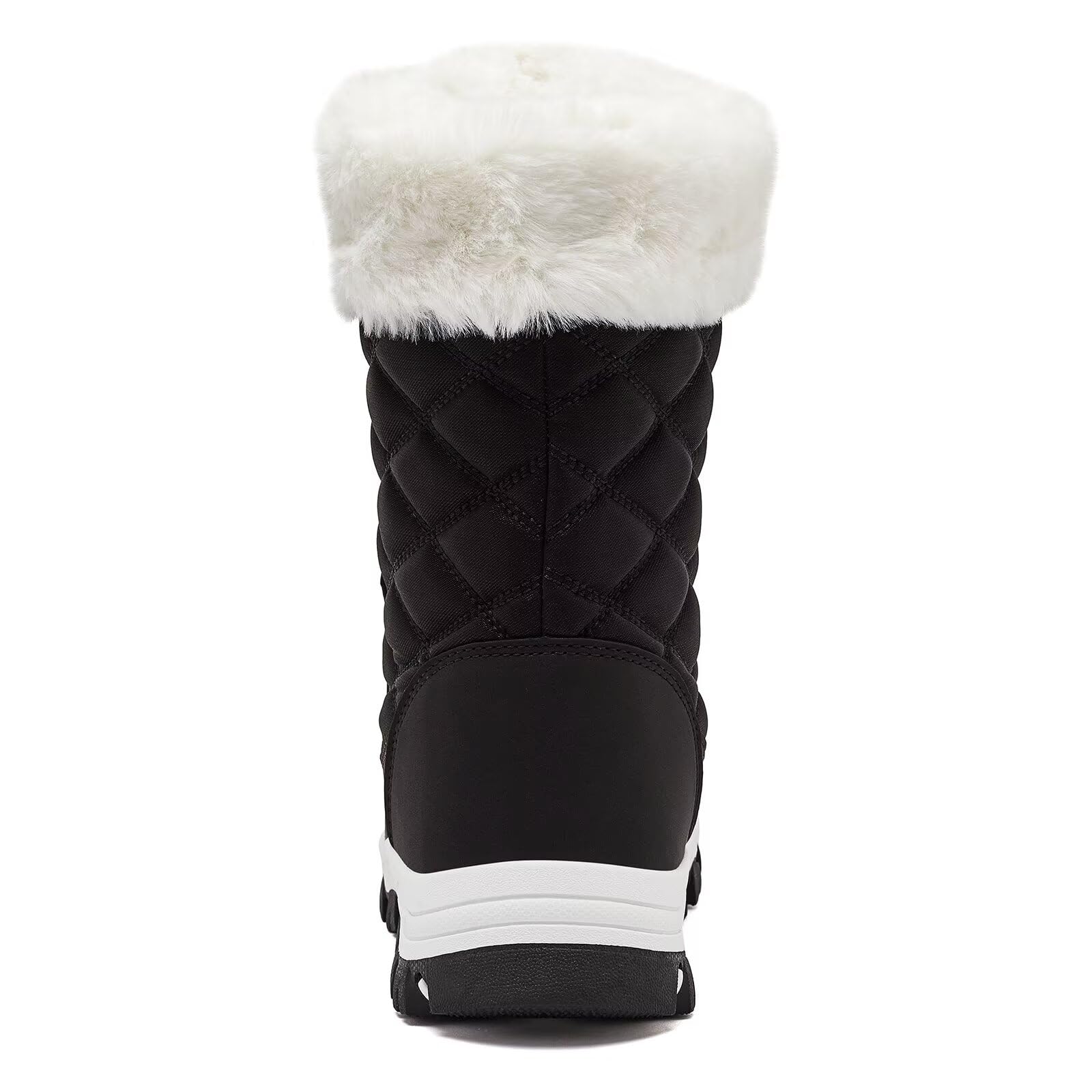 HOBIBEAR Bottes de neige pour femmes Bottes de randonnée à semelle extérieure antidérapante Chaussures d'hiver à l'épreuve de la neige