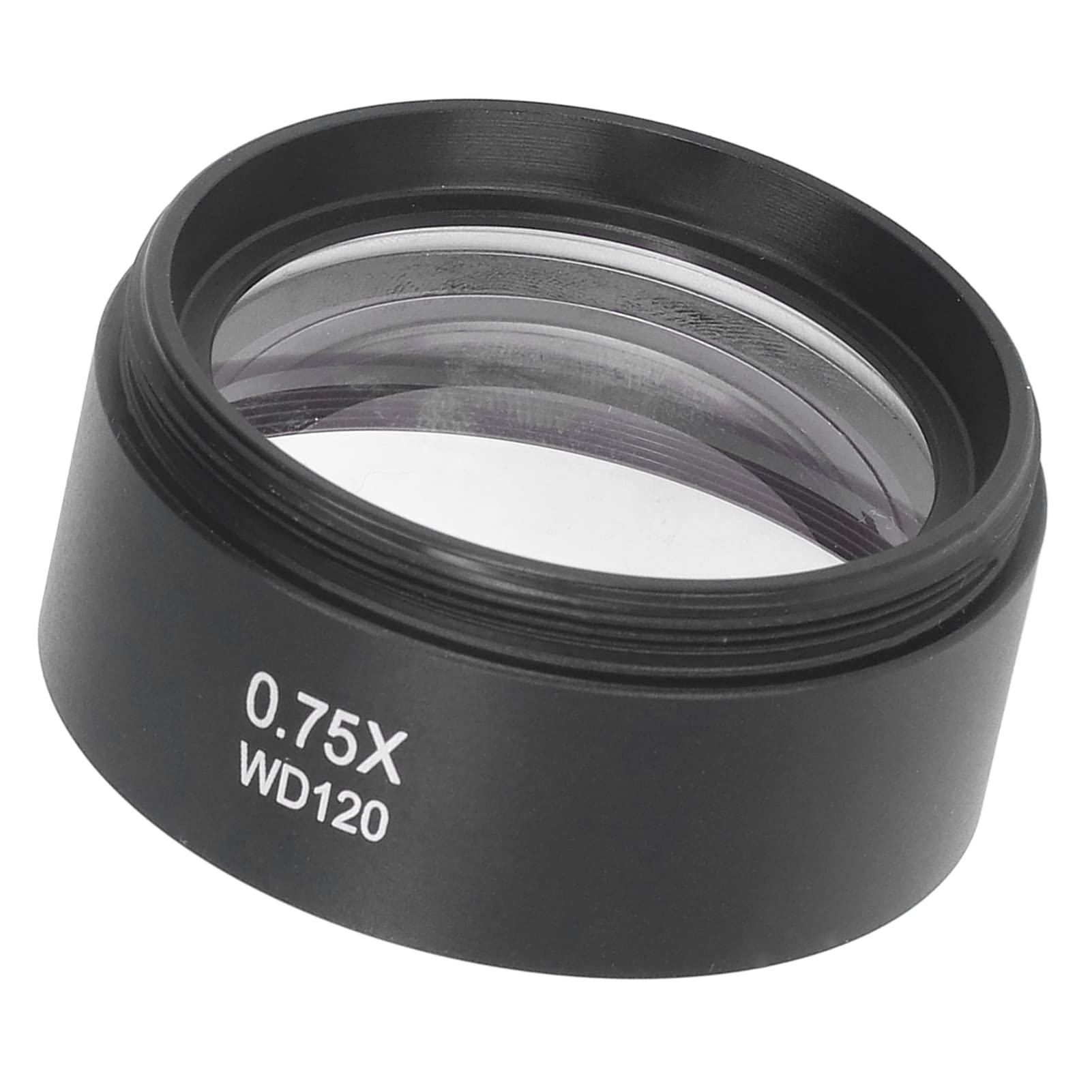 YWBL-WH Lente Barlow para Microscopio 0,75X, Interfaz M48, Distancia de Trabajo de 120mm con Revestimiento Antirreflectante FMC para Microscopios Estéreo