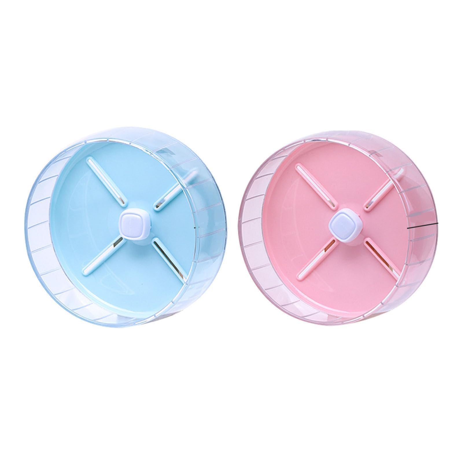 Roue De Hamster, Roues D'exercice Silencieuses Pour Hamster, Roues De Course Silencieuses Pour Gerbille Naine, Hamster Syrien, Rat, Souris(26cm-Bleu)