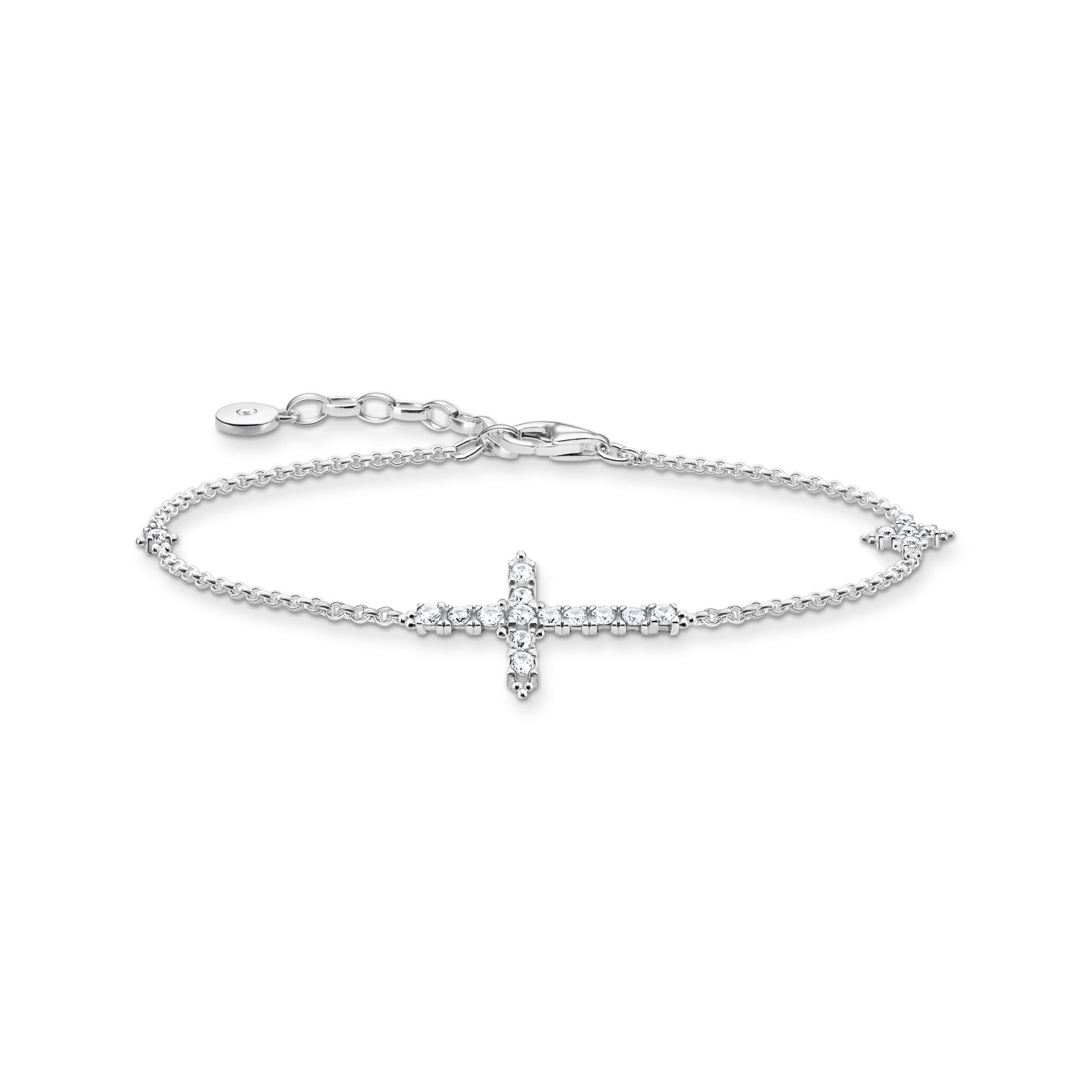 Thomas Sabo A2066-051-14 Cross Bracelet in 925 Sterling Silver