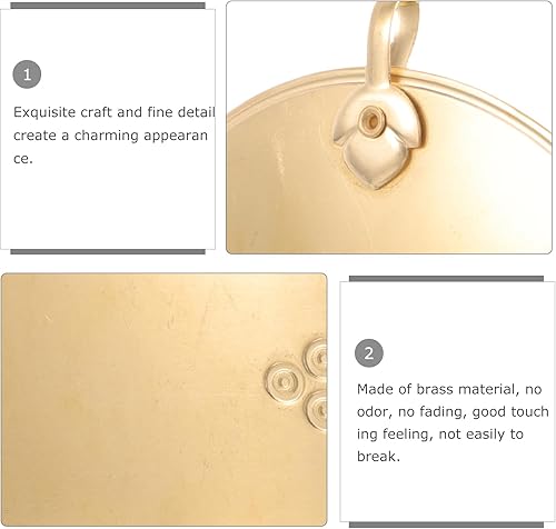 Miniatura 5 de Decoración de oficina para colgar en la pared, espejo de Bagua, espejo chino Fengshui, espejo de chismes, Baguas Decoración colgante para contra