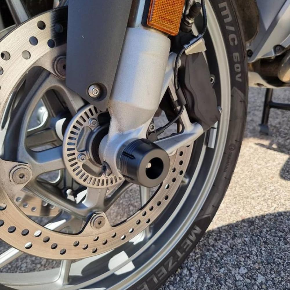 Fit For R1300GS 2024 R 1300 GS R 1300GS 2023 Motorcycle Front Wheel Axle Fork Sliders Protector Fork Crash Protector (Black)